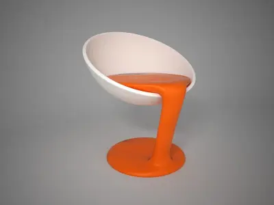 02 MELTHING CHAIR  3D model