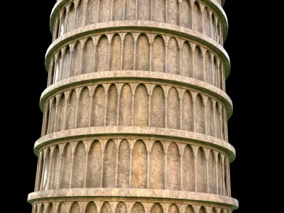tower of pisa 3D model