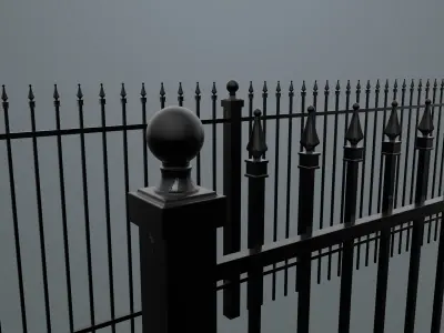 Fence Collection 3D model