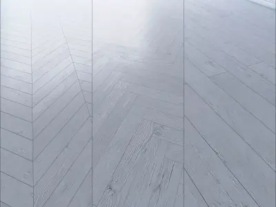 Parquet Chevron herringbone linear Low-poly 3D model