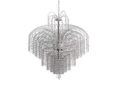 Fountain Glass Chandelier 3D model