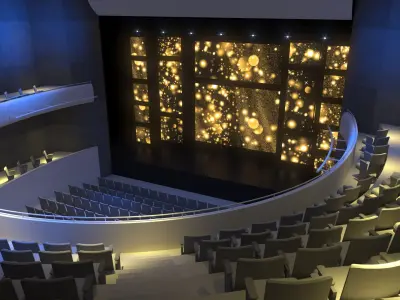  Theater Hall With Audience 