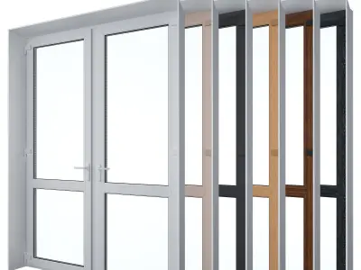 Door Set 4 3D model