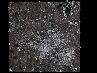 Curitiba - Brazil 3D model