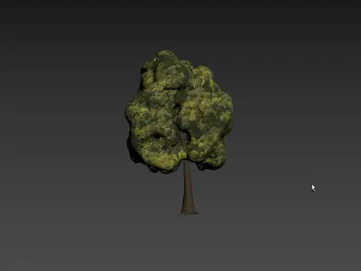 Low Poly Tree Stylish Low-poly 3D model