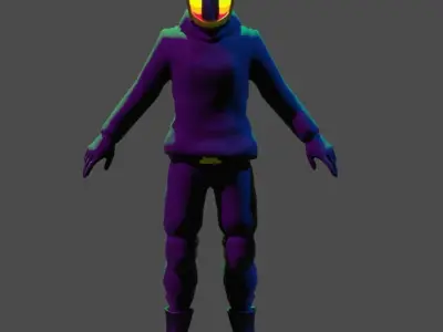 Guy Man - Daft Punk 3D model 3D model