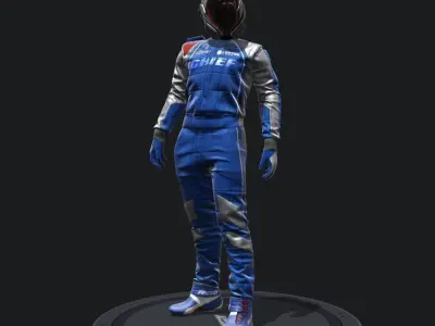 Chief Spacesuit  Low-poly 3D model