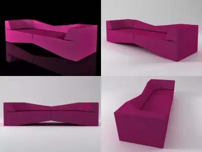 Xo Sofa 3D model