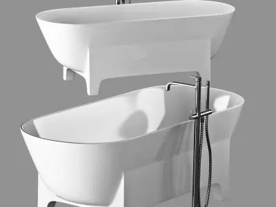 Liva marmorin bathtub 3D model