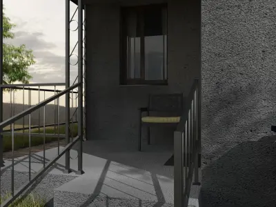 Village House 3D model order