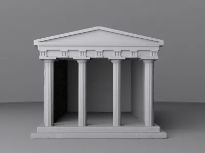 Ancient Greek Temple Free 3D print model purchase