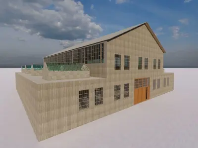Warehouse-Warehouse Building 3D model