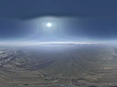HDR - Clear Sky High Above the Steppe 3D model