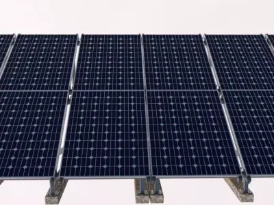 Solar Panels 2 3D model