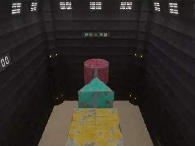 Squid Game season 3 Sky Squid Game scene 3D model