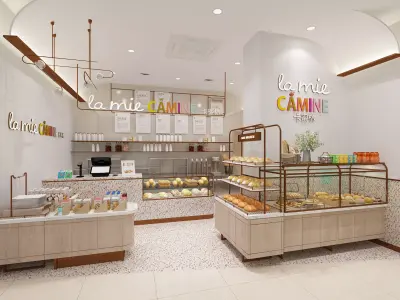 Bakery Shop Scene 3D model