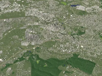 Nairobi Kenya - city and urban 3D model
