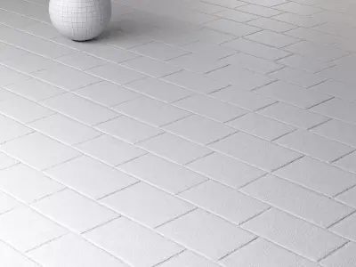 Mrf Pavement Set34 Low-poly 3D model