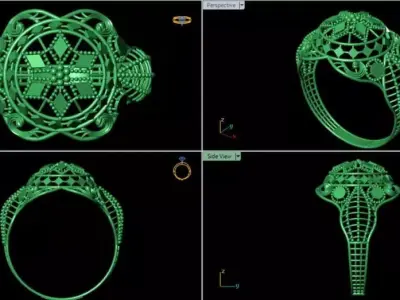 LIGHT WEIGHT TURKISH RINGS 3D print model