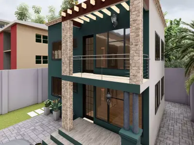 Luxurious Family Apartment 3D model