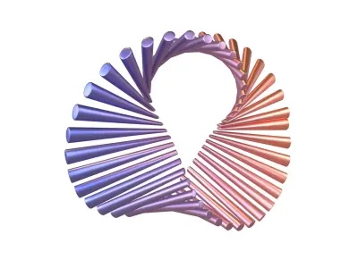Abstract Shape v9 004 Low-poly 3D model