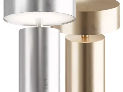 Column Table Lamp 3D model