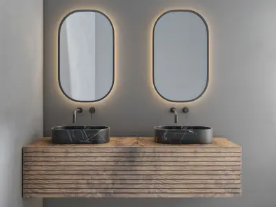 modern bathroom collection 3D Model Pack