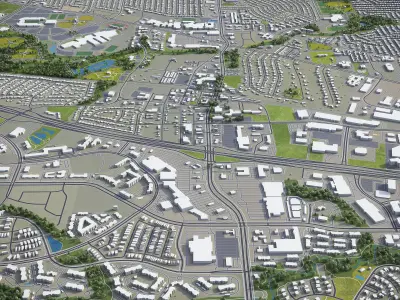 Allen Low-poly 3D model