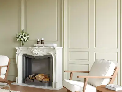 French-style living room 3D model