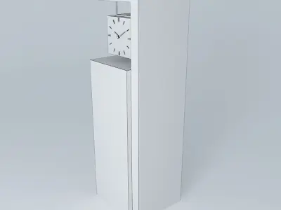 Huizhou Station Clock Tower Free 3D model