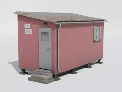 Forest Hur Red Low-poly 3D model