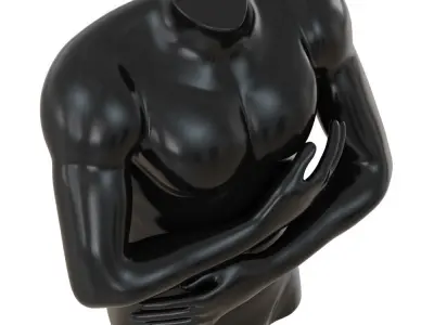 Sports torso headless mannequin for shop 103 3D model