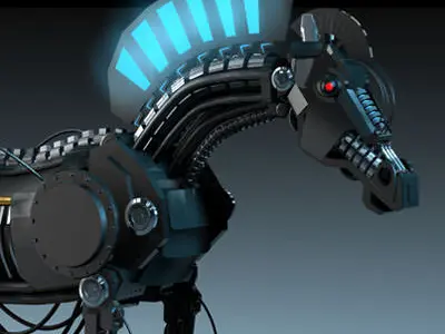 Trojan horse 3D model