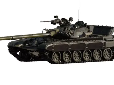Tank T-72M 3D model