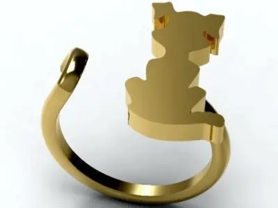 Dog Ring 3D print model purchase