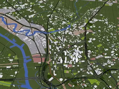 Dallas City 3D model