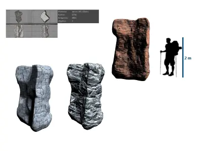 Climbing Rock Vol 2 3D model