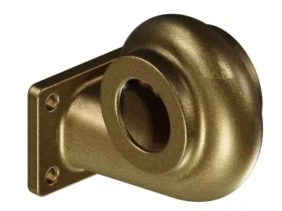 Brass Turbine Housing 3D model