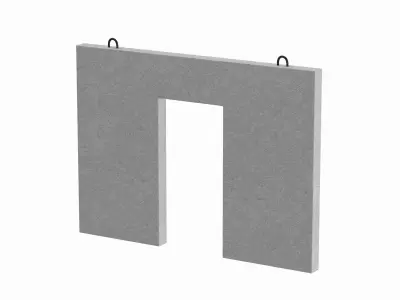 Concrete Wall Panel  3D model