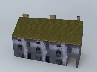 Kranjcevic str 2 Sisak Low-poly 3D model