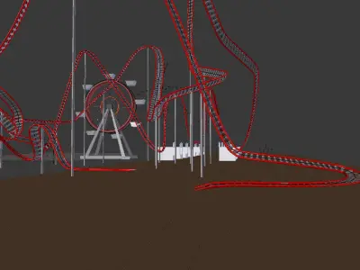 Carnival Scene Free 3D model