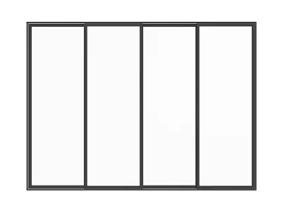 Metal Window 04 3D model