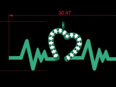  Pendant P194 3D Print Model 3D print model