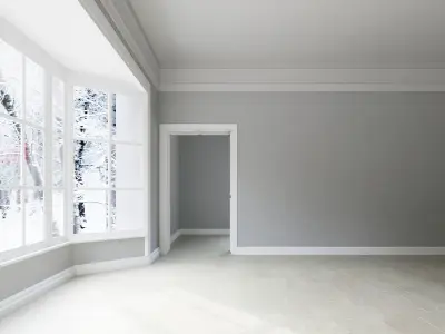 Empty interior 3D model