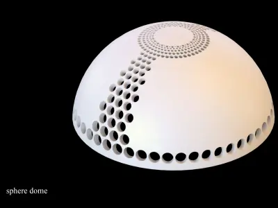 sphere dome 3D model