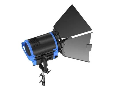 Arri L-Series L10-C with Stands and Bandoor 3D model