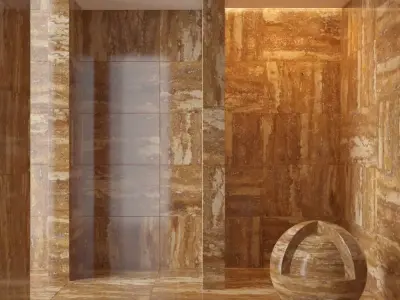 Marble wall 145 3D model