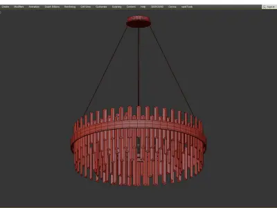 MONACO CHANDELIER Low-poly 3D model