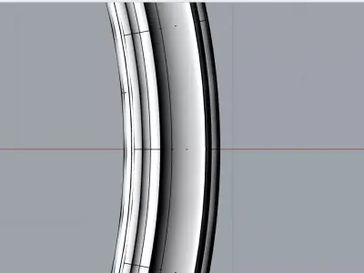 Architectural ring 3D print model