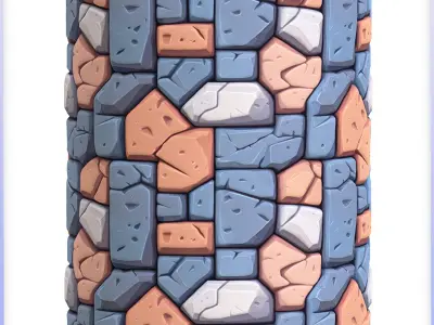 Stylized Wall Seamless Texture Texture 54